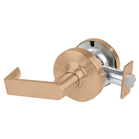 Schlage Grade 1 Exit Lock, Rhodes Lever, Non-Keyed, Satin Bronze Finish, Non-Handed ND25D RHO 612